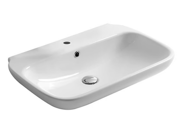 CLEAR - Countertop single ceramic washbasin by Olympia Ceramica - view 3